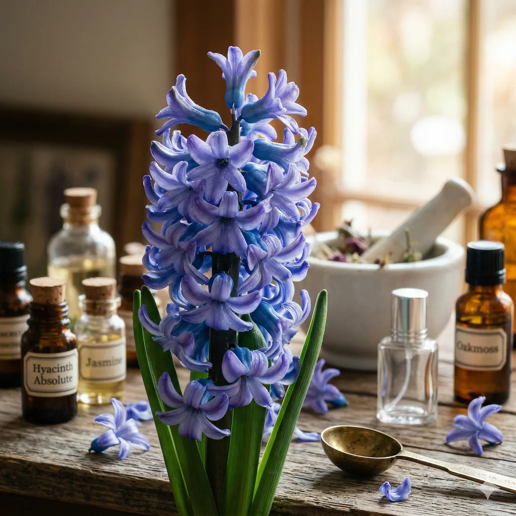 Ilustrasi parfum note Hyacinth