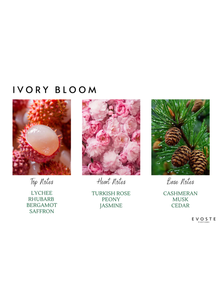 Parfum Evoste Ivory Bloom