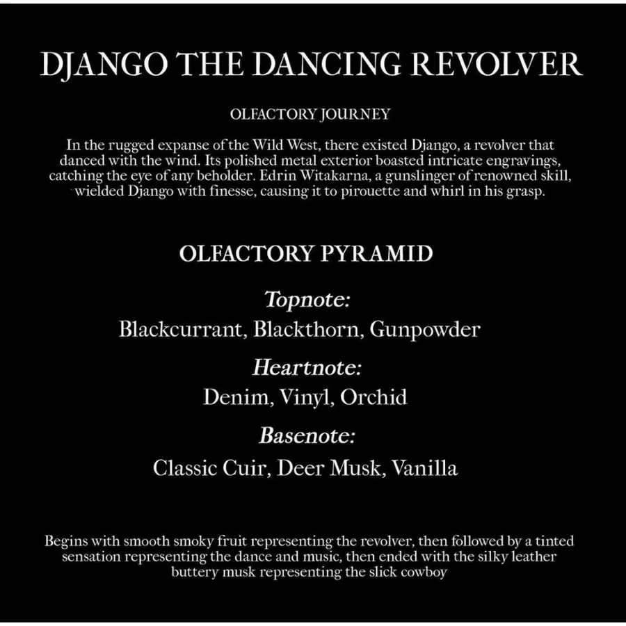 Parfum House of Medici Django The Dancing Revolver