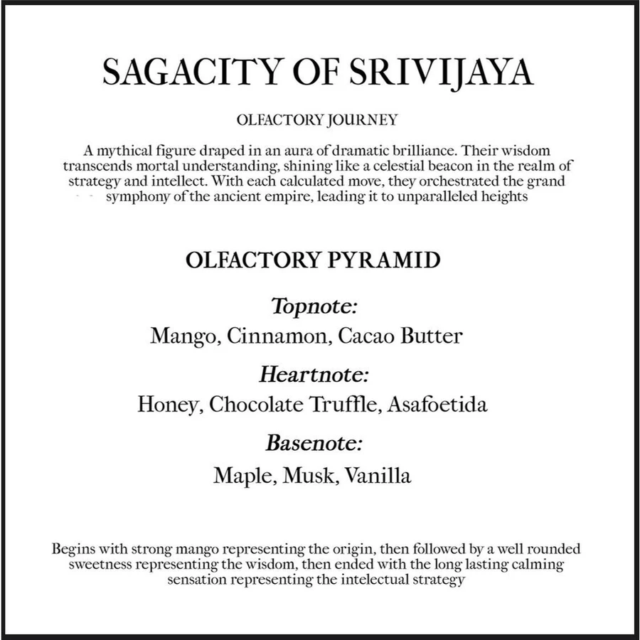 Parfum House of Medici Sagacity of Srivijaya