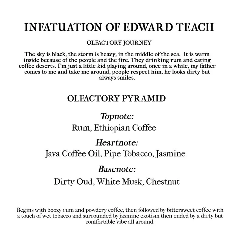 Parfum House of Medici Infatuation Of Edward Teach