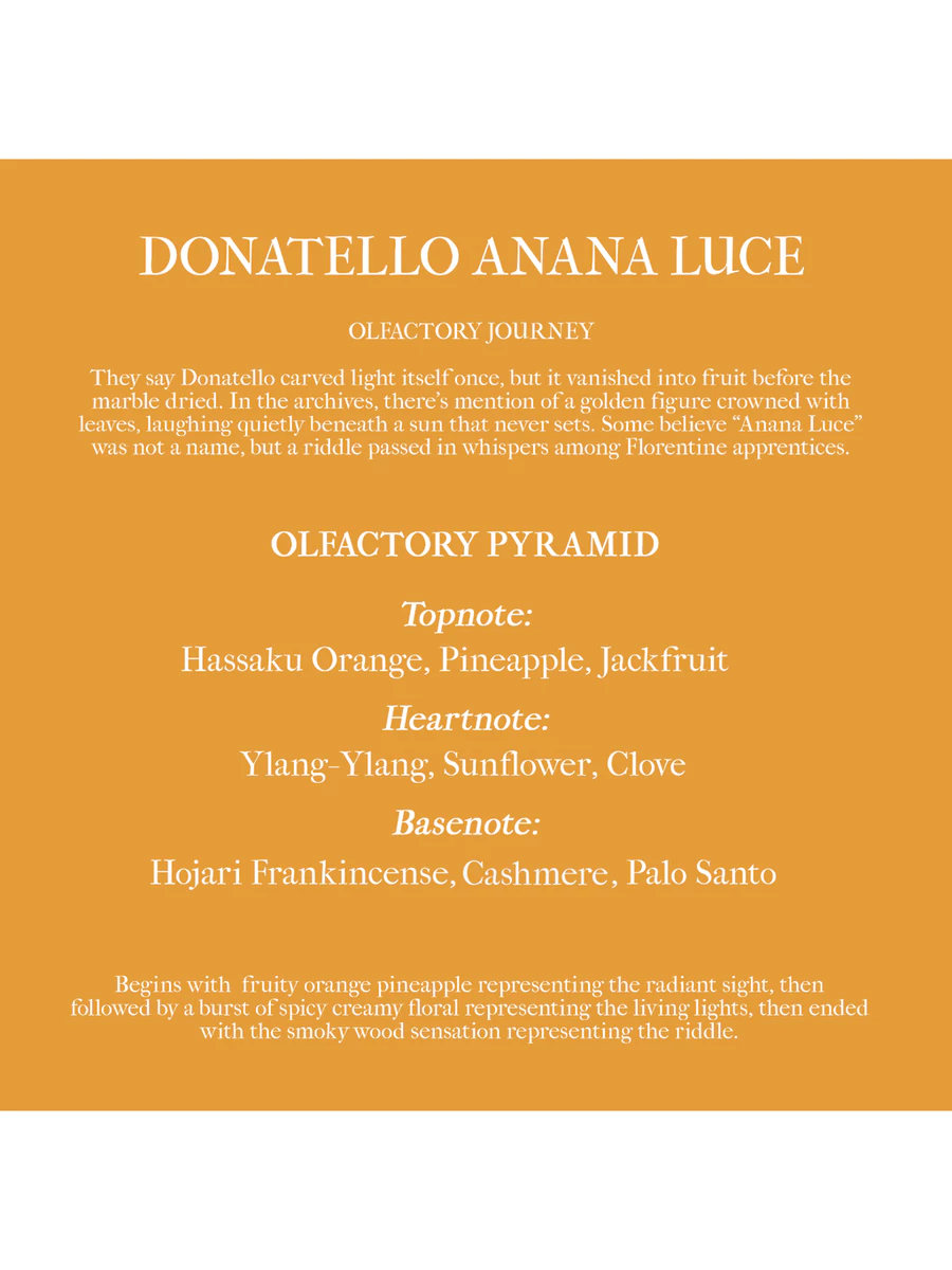 Parfum House of Medici Donatello Anana Luce