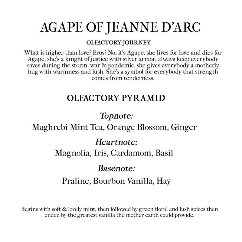 Parfum House of Medici Agape Of Jeanne D'Arc