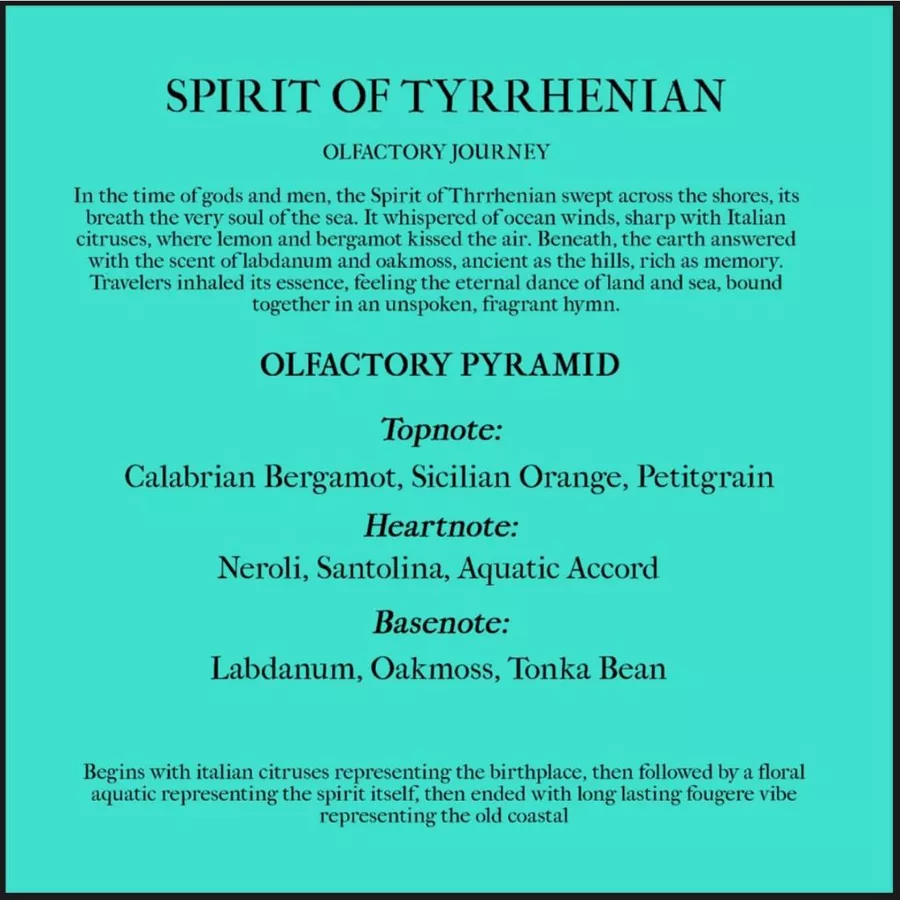 Parfum House of Medici Spirit Of Tyrrhenian