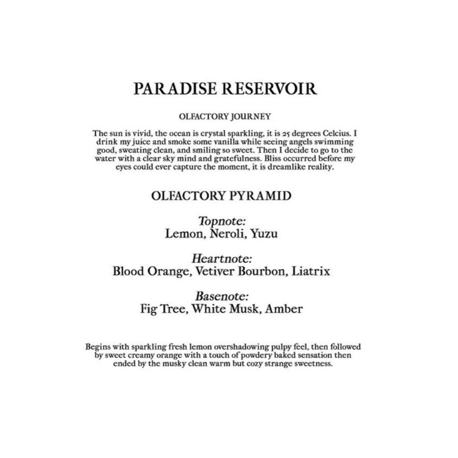 Parfum House of Medici Paradise Reservoir