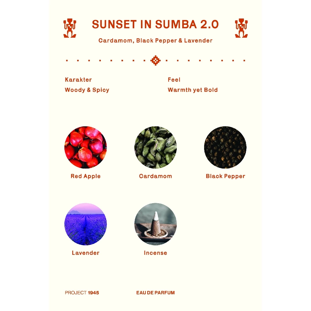 Parfum Project 1945 Sunset in Sumba