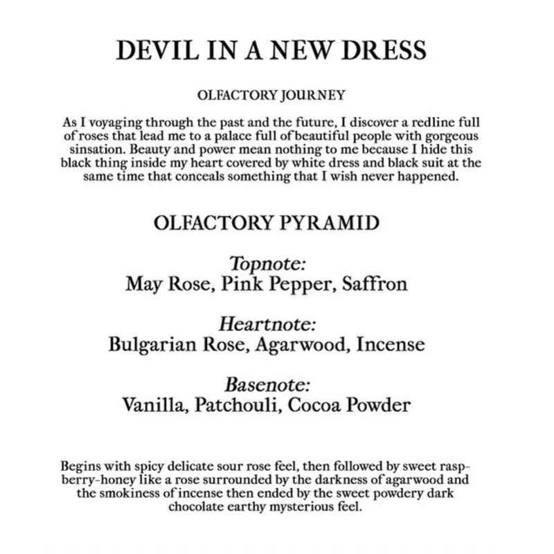 Parfum House of Medici Devil In A New Dress